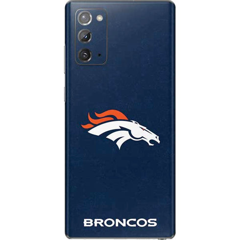NFL Denver Broncos - Distressed Galaxy Note20 5G Skin